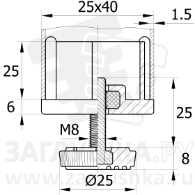 25-40М8.D25x25